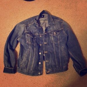 Gap women’s large jean jacket.